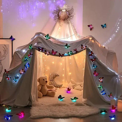 6 PCS ,LED Butterfly Night Light Pack Of (6 Pcs)
