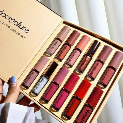 EID Offer 40 % Off Matte Lip Gloss Set ( Pack of 12 ) Allow to open پارسل کھول کر چک کرے اس کے بعد پیمنٹ ادا کرے