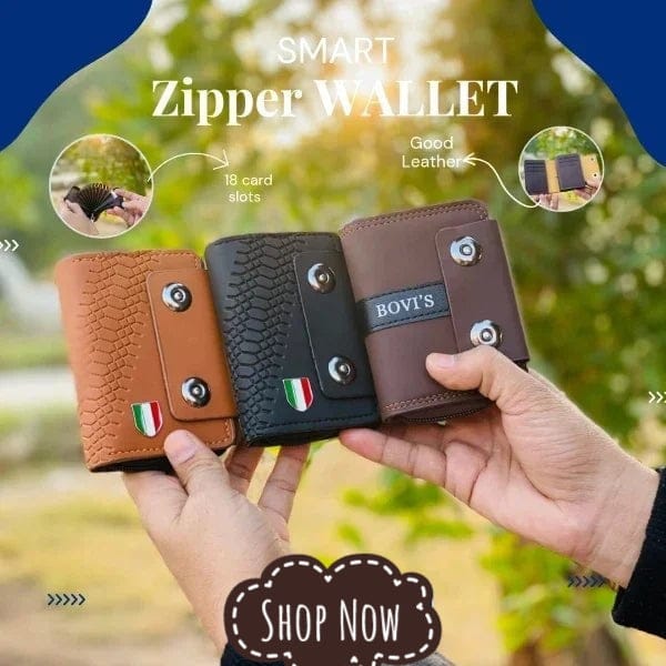 Zipper Smart Wallet Free Home Delivery