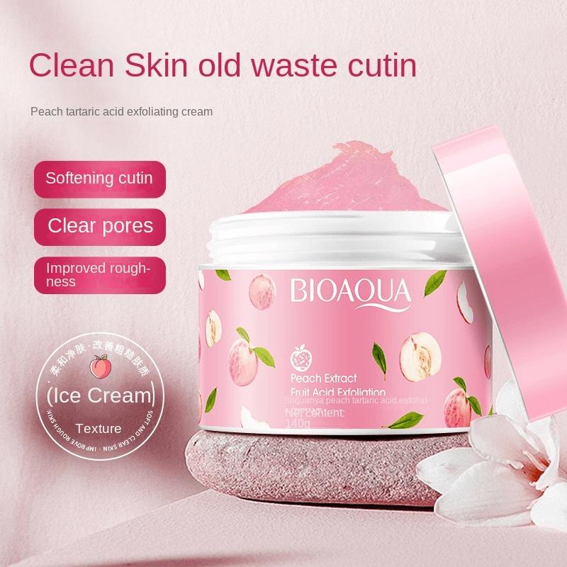 BIOAQUA Peach Exfoliating Gel – Face & Body Care 140G